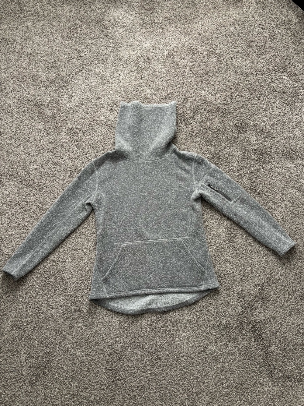 Smartwool Heather Gray Funnel Neck Pullover